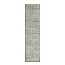 2'7"x12' Red Wool Oxidized Grass Design Hand Knotted Runner Rug 77051