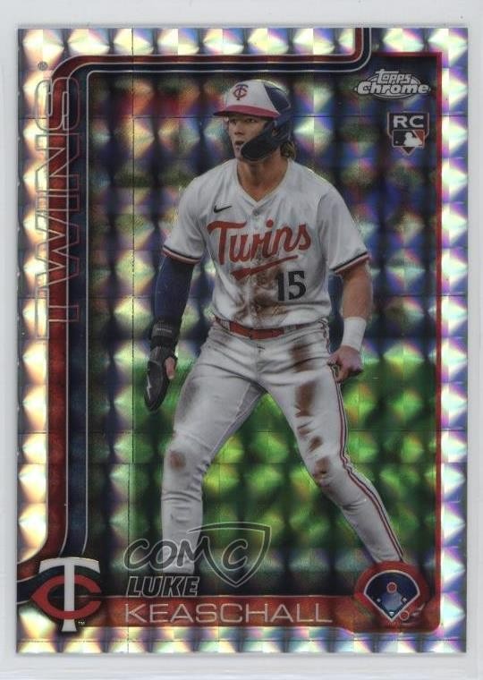 2025 Topps Chrome Update Geometric Refractor Luke Keaschall #USC106 11o2