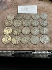 20 90% silver Walking Liberty Half Dollars- Junk Silver
