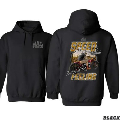MAC Tools Speed Is A Number Feeling Is Everything Motorcycle Graphic Hoodie