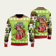 Funny Cat Merry Christmas Ugly Christmas Sweater