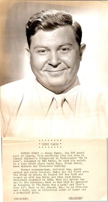 1940s Benny Baker Press Photograph Up In Arms RKO Radio Goldwyn Silver Gelatin