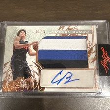 2025 Leaf Trinity Bronze Cameron Boozer 51/75 Auto Autograph Jersey 