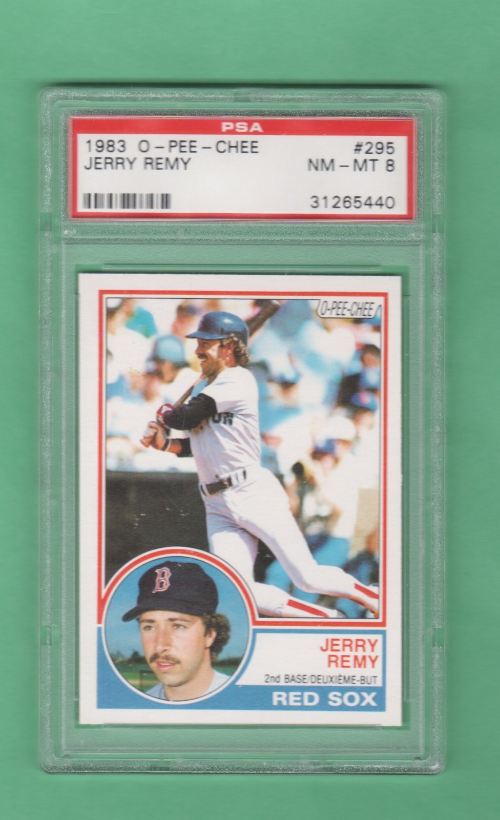 1983 O-Pee-Chee O-PEE-CHEE #295 Jerry Remy front