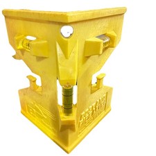 EMPIRE Yellow 5-1/4 in. Plastic Post & Pipe Multi Level. Made In USA.
