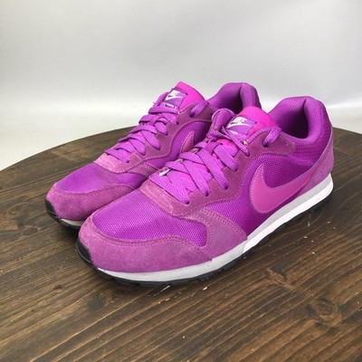 Nike MD Runner 2 Shoes Womens Size 9.5 Purple Mesh Running Sneakers 749869-501