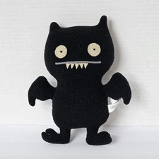 Vintage Black Ugly Doll Ice Bat Plush Vampire Sun-Min Kim David Horvath 2002 8”