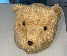 Vintage Head Case Bear Plush  Design CD-DVD Holder Zip Plush Case