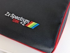 ZX SPECTRUM 128K 2 - dust cover- graphite grey- embroidered