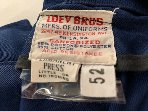 Exxon Jacket Size 52 Loev Bros Manufacturing New Unused Short Jacket For Drivers - Picture 4 of 4
