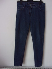 Ladies Next Blue Skinny Jeans Jeggings Size UK 14 R / Regular