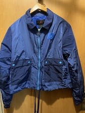 Sz Med Blue Unisex Jordan Flight Woven Essentials Utility Jacket Windbreaker
