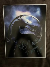 Mortal Kombat Sub-Zero Francois Petit Signed Custom Poster