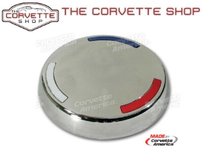 C2 C3 Corvette Stainless Steel Knock-Off Wheel Rim Center Cap 1963-1982 x1624