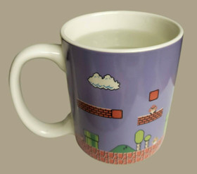 2015 Paladone  Super Mario Bros. Collectors Edition Heat Change Mug Nintendo NES
