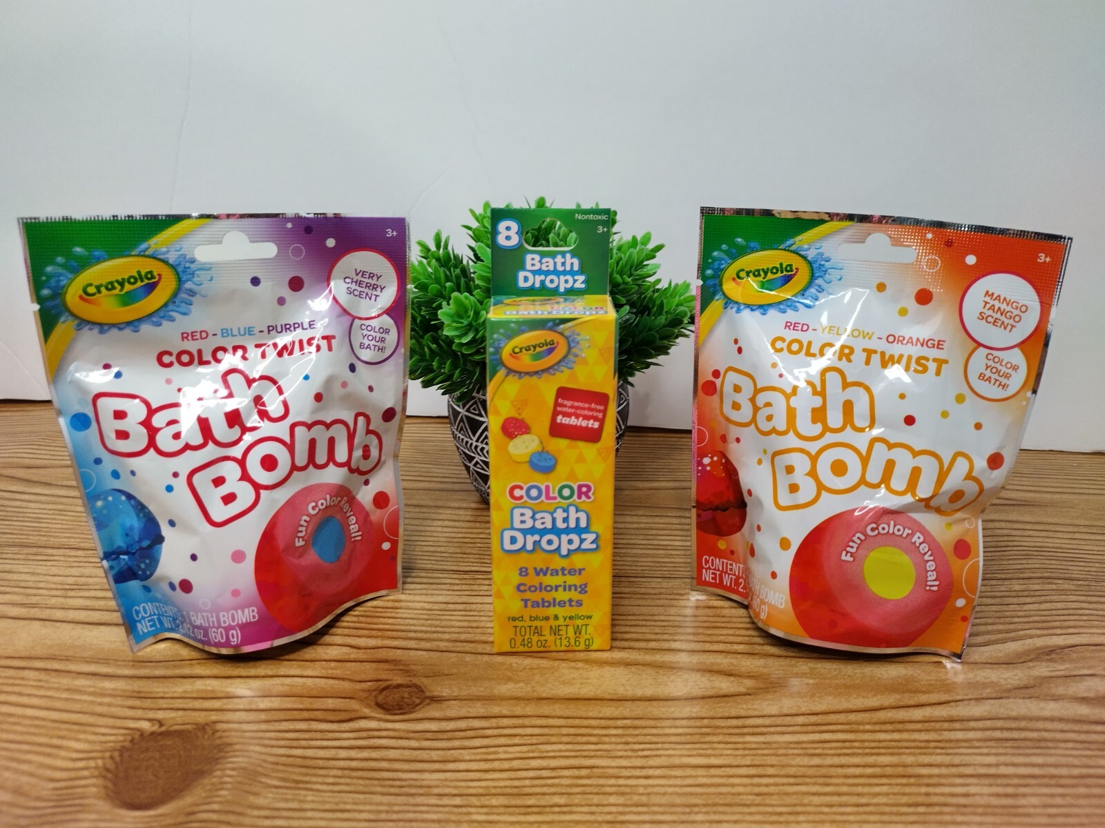 Crayola Color Twist Bath Bombs Plus Crayola Bath  Drops Bundle 