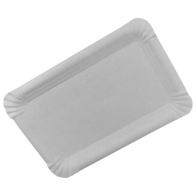 Weiße Kuchenteller 13x20cm Pappteller Pappen Party Grillen