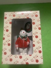 Rare Mr. Bingle Snowman Ornament 2008 Dillard's Trimmings New NIB Collectible