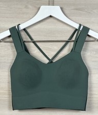 Lululemon Like a Cloud Long Line Bra Size 2 D/DD Cup   Dark Forest DKFR 00316