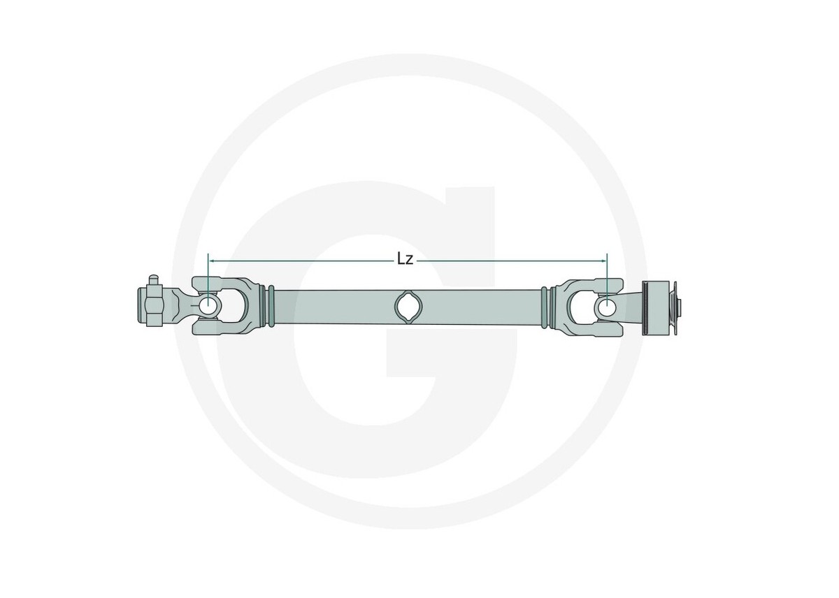 Arbre Cardan Mouvement Libre Rotation DX Avec Roue Libre 397225350101R |  eBay