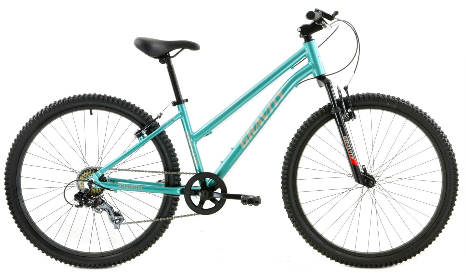 Gravity Basecamp V Hardtail Suspension Mountain Bike Shimano  Sport Ladies