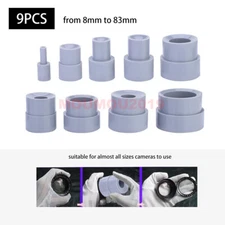 9pcs/set Camera DSLR Lens Repair Tools Ring Removal Rubber 8-83mm Accessories