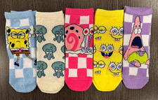 Brand New - Ladies - Spongebob - 5 Pair Low-Cut Socks