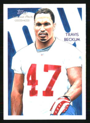 Travis Beckum 2009 Topps National Chicle #C108 FOOTBALL Card
