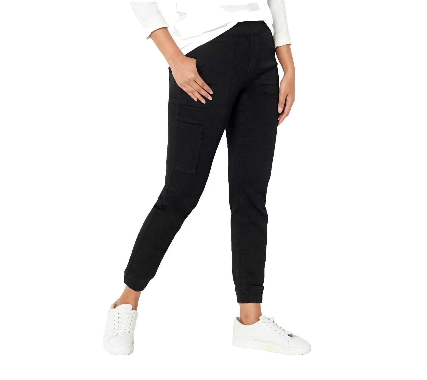 Pantalones Negros Denim & Co. para Mujeres