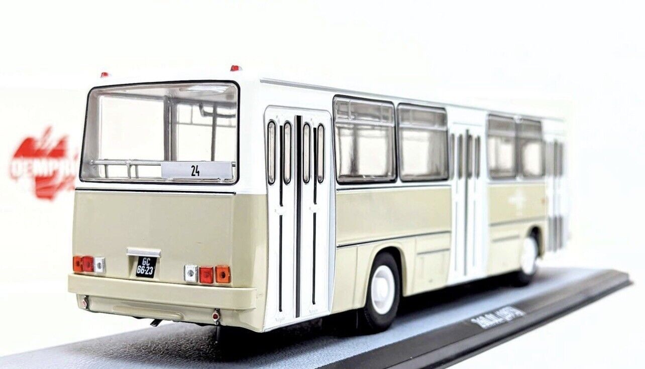 1:43 união soviética lenda ônibus Ikarus-260.06 modelo fundido escala metal  original brinquedo veículo para