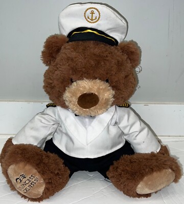 Princess Cruises Captain Stanley Teddy Bear Plush Stuffed Animal