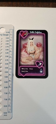 Belle Delphine White Fox Belle Trading Card Watermelon 9 Pop Youtube Ebay