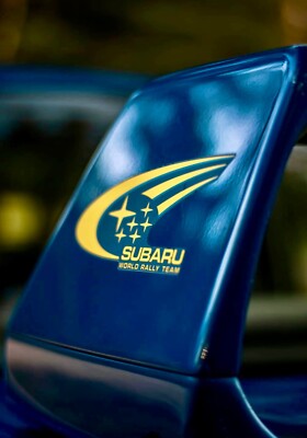 2x Subaru World Rally Team Decal Stickers Impreza STI Forester