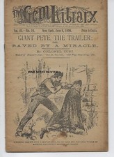 THE GEM LIBRARY VOL #3 #10 GIANT PETE THE TRAILER DIME NOVEL