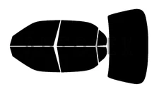 PreCut All Sides Window Film Any Tint Shade % For Honda Civic Sedan 1996-2000