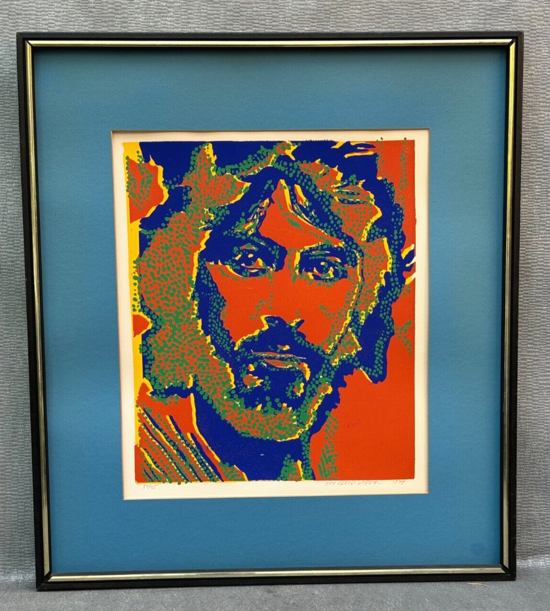 AL PACINO AS SERPICO KIM GREER VERZYL 1974 POP ART SILKSCREEN