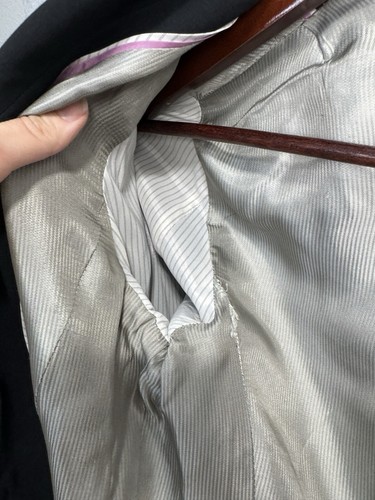 Blazer Banana Republic 96% lana vergine nero elasticizzato taglia 6 Italia vestibilità classica - Foto 22 di 23