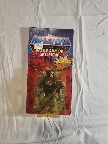 MOTU,Vintage,BATTLE ARMOR SKELETOR,Masters of the Universe,MOC,Sealed,He-Man