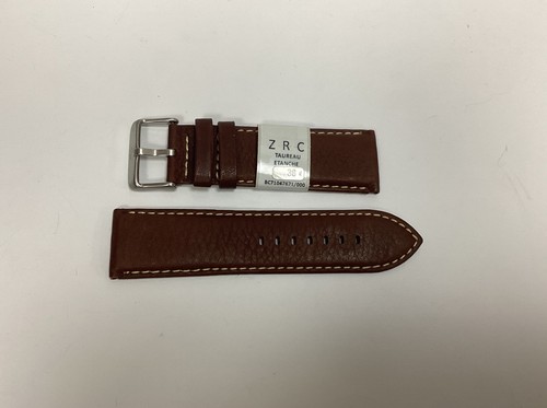 Bracelet Cuir ZRC Pour Montre – Noir 26 Mm (neuf Sous étiquette)