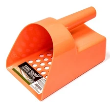 Large Sifting Scoop Pay Dirt Hand Trowel for Gold Panning - Orange
