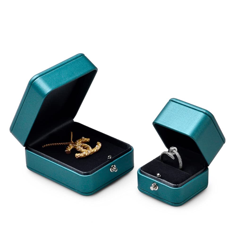 Oirlv Luxury Leather Necklace Gift Box Christmas Necklace Pendant Gift Box(Te...