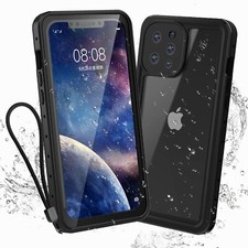 Compatible with iPhone 12 Pro Waterproof Phone Case, Built-in Screen Protector,