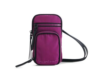 Desigual Mone Logout Dafne Smartphone Bag Handytasche Red violett schwarz