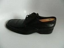 Mens Wilke-Rodriguez Black Leather Upper Square Toe Dress Shoes Size 8.5M