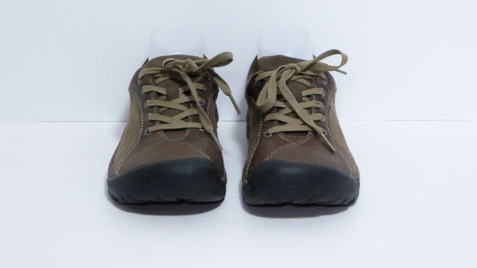 KEEN Presidio scarpe Oxford stringate in pelle marrone nabuk escursionismo donna 8 Stati Uniti in ottime condizioni