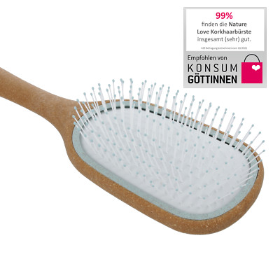 PARSA Beauty Nature Love Kork Entwirr-Haarbürste Wet & Dry Organic