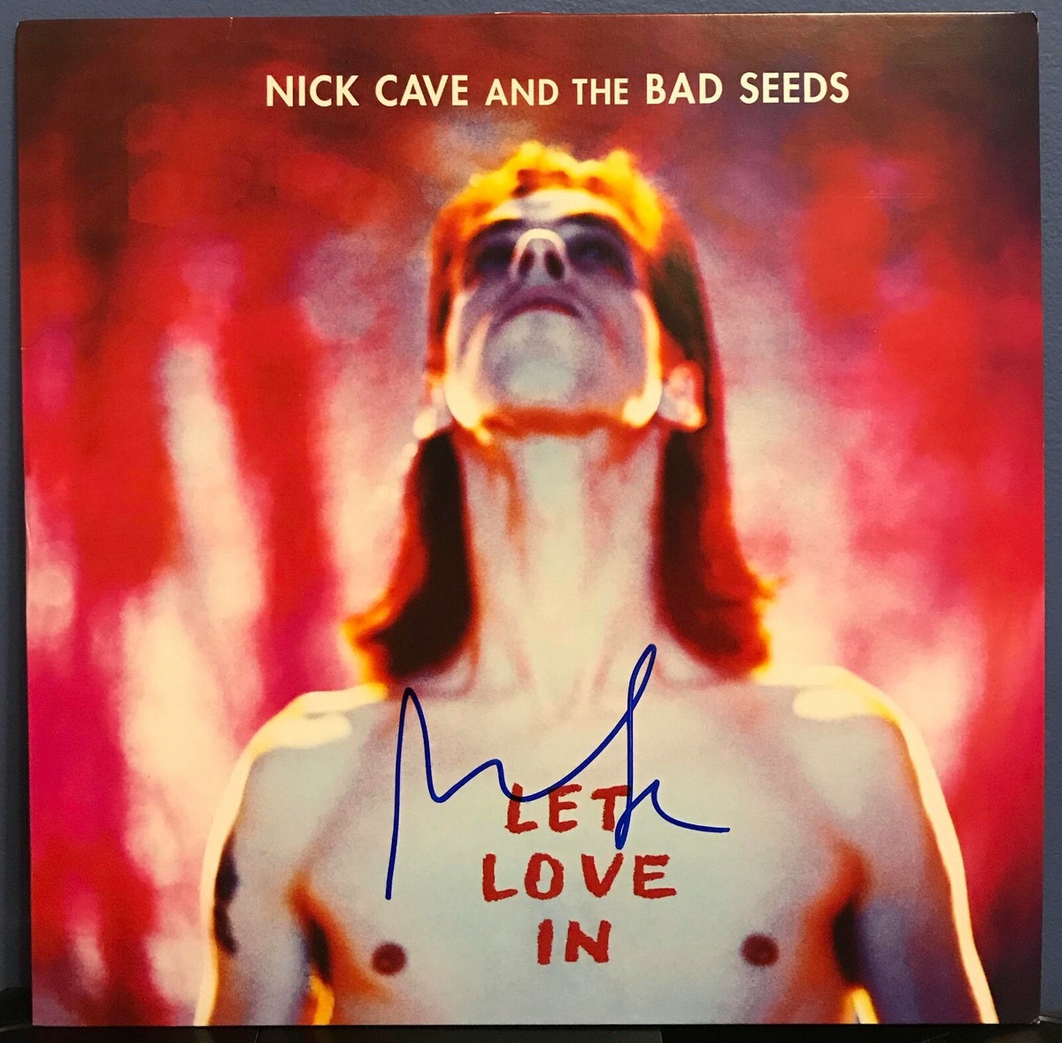 Nick Cave signed Let Love In 12