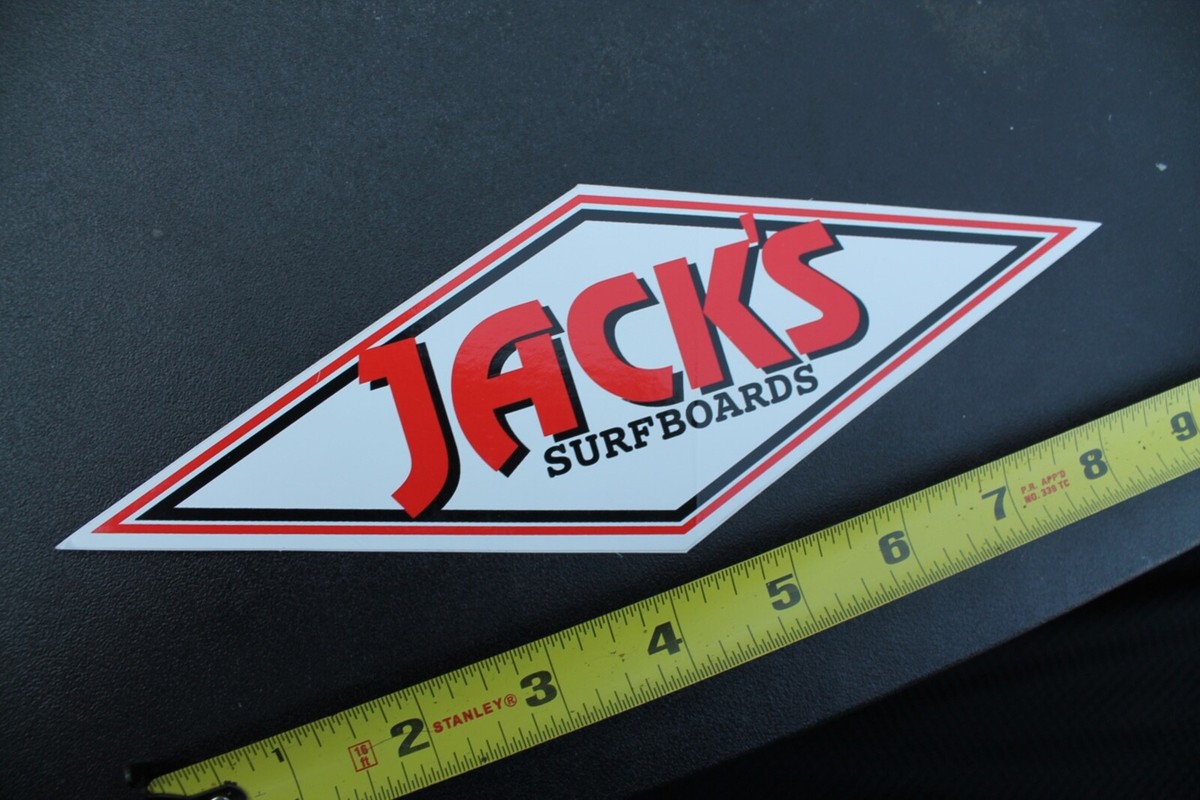 サーフショップ ビンテージ印刷物 Jack's Surfboards Surf Shop Classic Diamond Red OG V43C Vintage