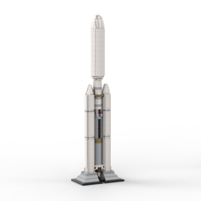 YOUFOY IV-B Launch Vehicle with Base and 5 Fairings 939 Pieces #1:110 Scale