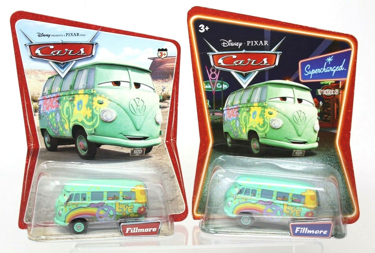 2 FILLMORE Disney Pixar Cars Desert Scene & Supercharged Lot